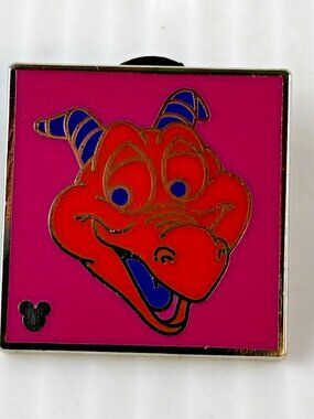 2011 Disney WDW Hidden Mickey Series Colorful Figment Pink Pin